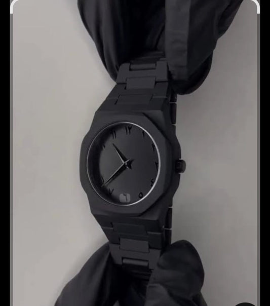 black aura arabic watch
