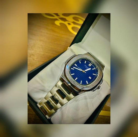 patek philpee watch branded stainless steel with master lock